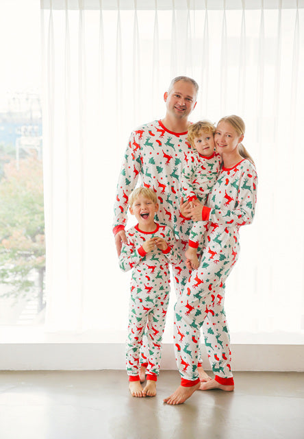 Christmas Noel White Long Sleeve Pajama