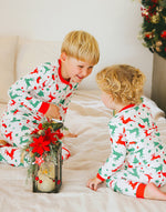 Christmas Noel White Long Sleeve Pajama