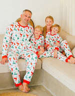 Christmas Noel White Long Sleeve Pajama