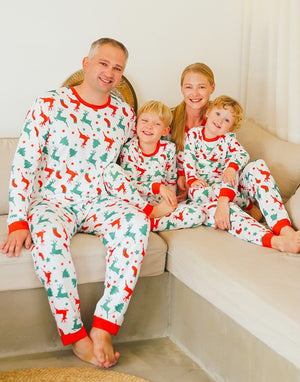 Christmas Noel White Long Sleeve Pajama