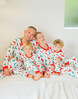 Christmas Noel White Long Sleeve Pajama