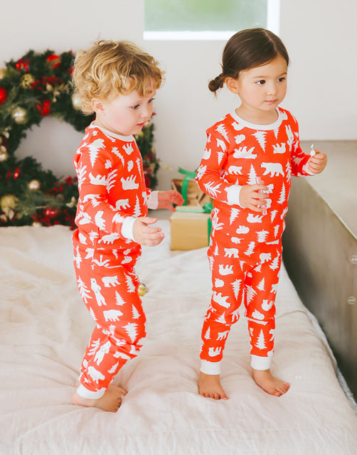 Christmas Polar Bear Long Sleeve Pajama