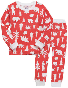 Christmas Polar Bear Long Sleeve Pajama