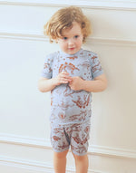 Dinosaur Museum Short Sleeve Pajamas