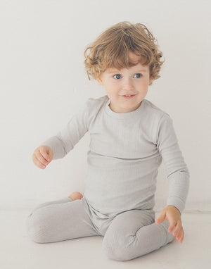 Punching Silver Long Sleeve Pajama