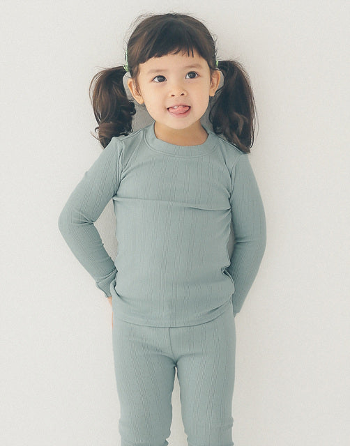 Punching Mint Long Sleeve Pajama