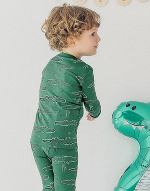 Green Amazon Modal Long Sleeve Pajama