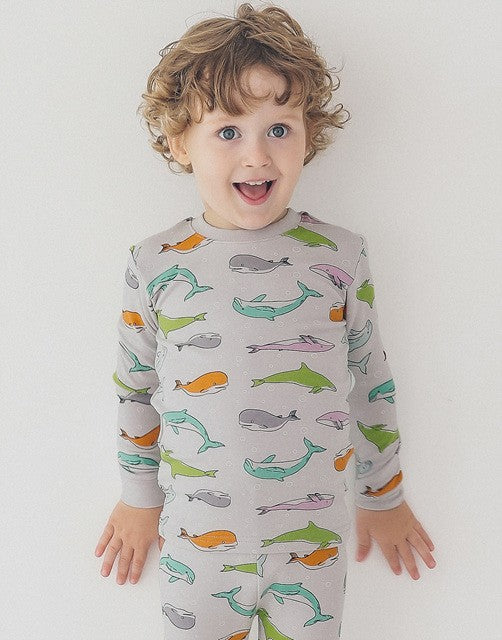 Lets Dolphin Modal Long Sleeve Pajama