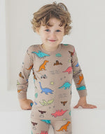 Neon Dino Modal Long Sleeve Pajama