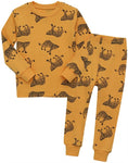 Orange Cheetah Modal Long Sleeve Pajama