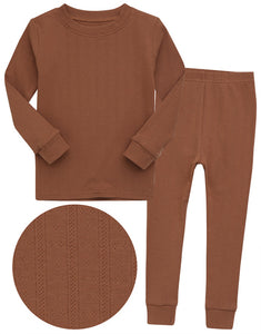 Punching Brown Long Sleeve Pajama