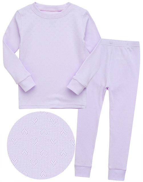 Punching Heart Light Purple Long Sleeve Pajama (Copy)