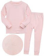 Punching Heart Peach Long Sleeve Pajama