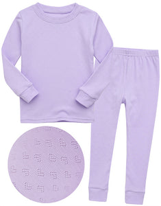 Punching Heart Purple Long Sleeve Pajama