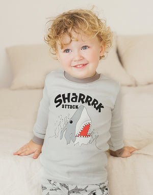 Big Shark Long Sleeve Pajama