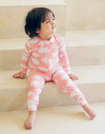 Pink Cloud Baby Footed Sleepers