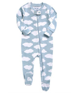 Sky Cloud Baby Footed Sleepers