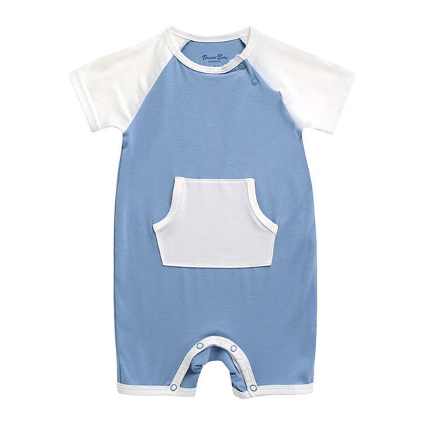 Blue Bamboo Baby Romper