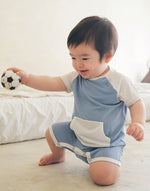 Blue Bamboo Baby Romper