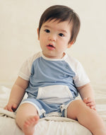 Blue Bamboo Baby Romper