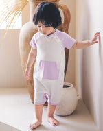 Lavender Pocket Bamboo Baby Romper