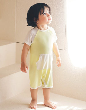 Lemon Bamboo Baby Romper