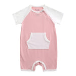 Pink Bamboo Baby Romper