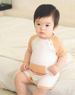 Brown Pocket Bamboo Baby Romper