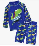 Surfing Dino Long Sleeve Swimsuit