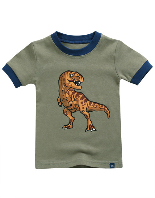 Wild Dino Short Sleeve Pajamas