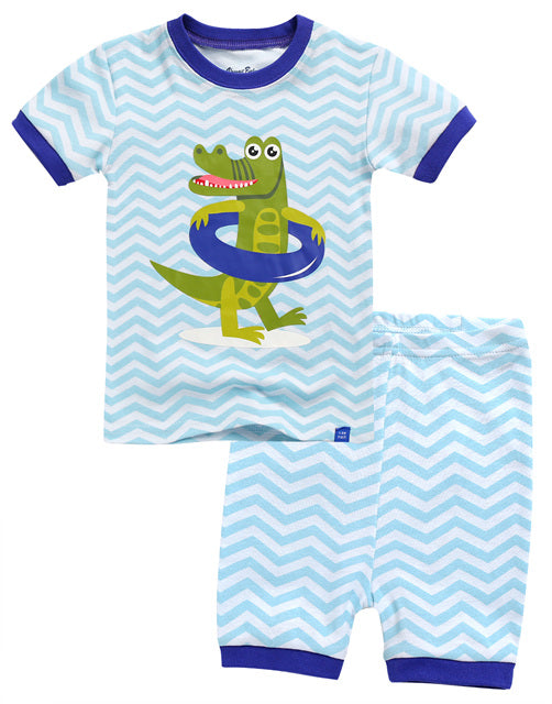 Gator Boy Short Sleeve Pajamas