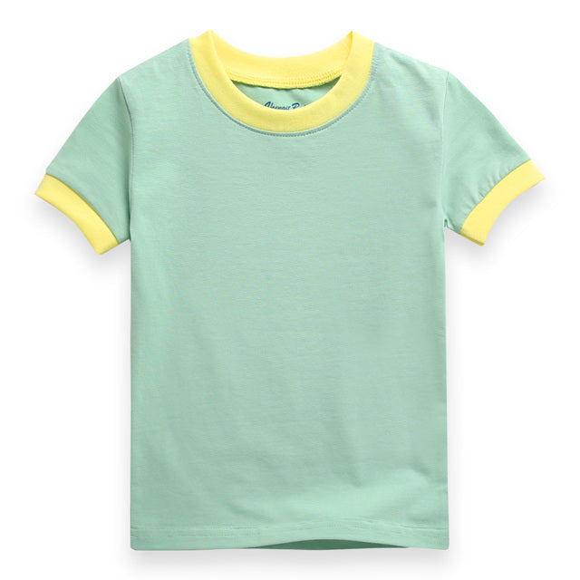 Light Green Macaron Short Sleeve Pajamas