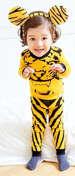 Wild Tiger Long Sleeve Pajama - Go PJ Party