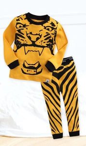 Wild Tiger Long Sleeve Pajama - Go PJ Party