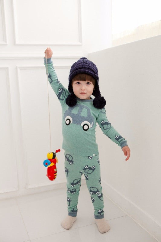 Mint Bbang Bbang Long Sleeve Pajamas - Go PJ Party