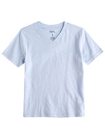 S. Blue Short Sleeve Vneck Tshirt - Go PJ Party