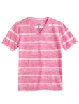 Pink Short Sleeve Vneck Tshirt - Go PJ Party