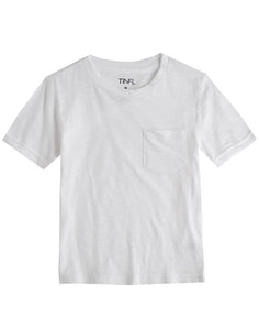 White Short Sleeve Round Neck Tshirt - Go PJ Party