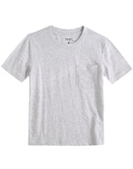 Grey Melange Short Sleeve Round Neck Tshirt