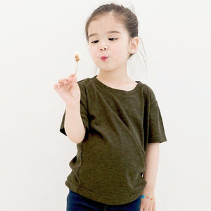 Brown Short Sleeve Round Neck Tshirt - Go PJ Party