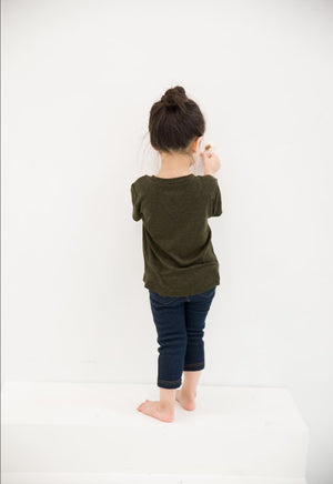 Brown Short Sleeve Round Neck Tshirt - Go PJ Party