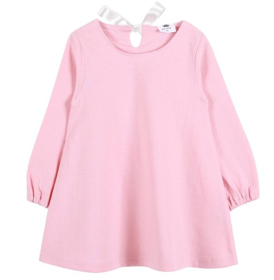 Girls Pink Shift Tshirt Dress - Go PJ Party