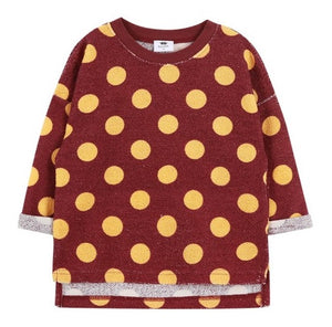 Yellow Polka Dot Crew Neck Sweater - Go PJ Party