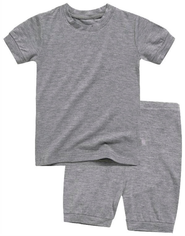 Colorful Grey Short Sleeve Pajamas - Go PJ Party