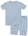 Colorful Bluegrey Short Sleeve Pajamas - Go PJ Party