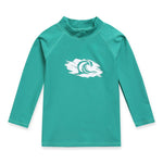 Surfer Green Rash Guard Top