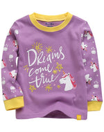 Dream Unicorn Purple Long Sleeve Pajama - Go PJ Party