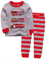 Fire Engine Long Sleeve Pajama - Go PJ Party