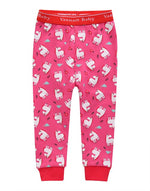 Hotpink Unicorn Long Sleeve Pajama - Go PJ Party