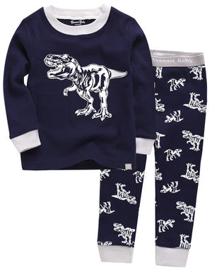 Hunter Dino Navy Long Sleeve Pajama - Go PJ Party